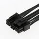 thumbnail image 2 of Par De Computadora CPU A 8 + Cable De Extensión De Fuente De Alimentación, Negro, 2 of 5