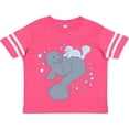 thumbnail image 3 of Inktastic Cute Manatees with Bubbles Boys or Girls Toddler T-Shirt, 3 of 5