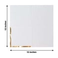thumbnail image 2 of HLONK Lot de 50 / Serviettes en Papier Douces Orange 2 Épaisseurs pour Souper Fête Serviettes pour Réception de Mariage Cocktail Boisson, 2 of 9