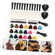 thumbnail image 3 of "Kit De Accesorios Para Guitarra Acustica Cuerdas 50 Piezas Lab.G Negro Y Blanco ", 3 of 5