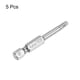 thumbnail image 3 of 5uds T20 Magnético Seguridad Estrella 5 Puntos Torx Destornillador brocas 1/4" Hexagonal Vástago 2" Longitud, 3 of 5