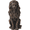 Brown Lion, variant on Ciphrias Buddha Garden Statue, 16 Inch Resin Meditation Decor, White and Blue