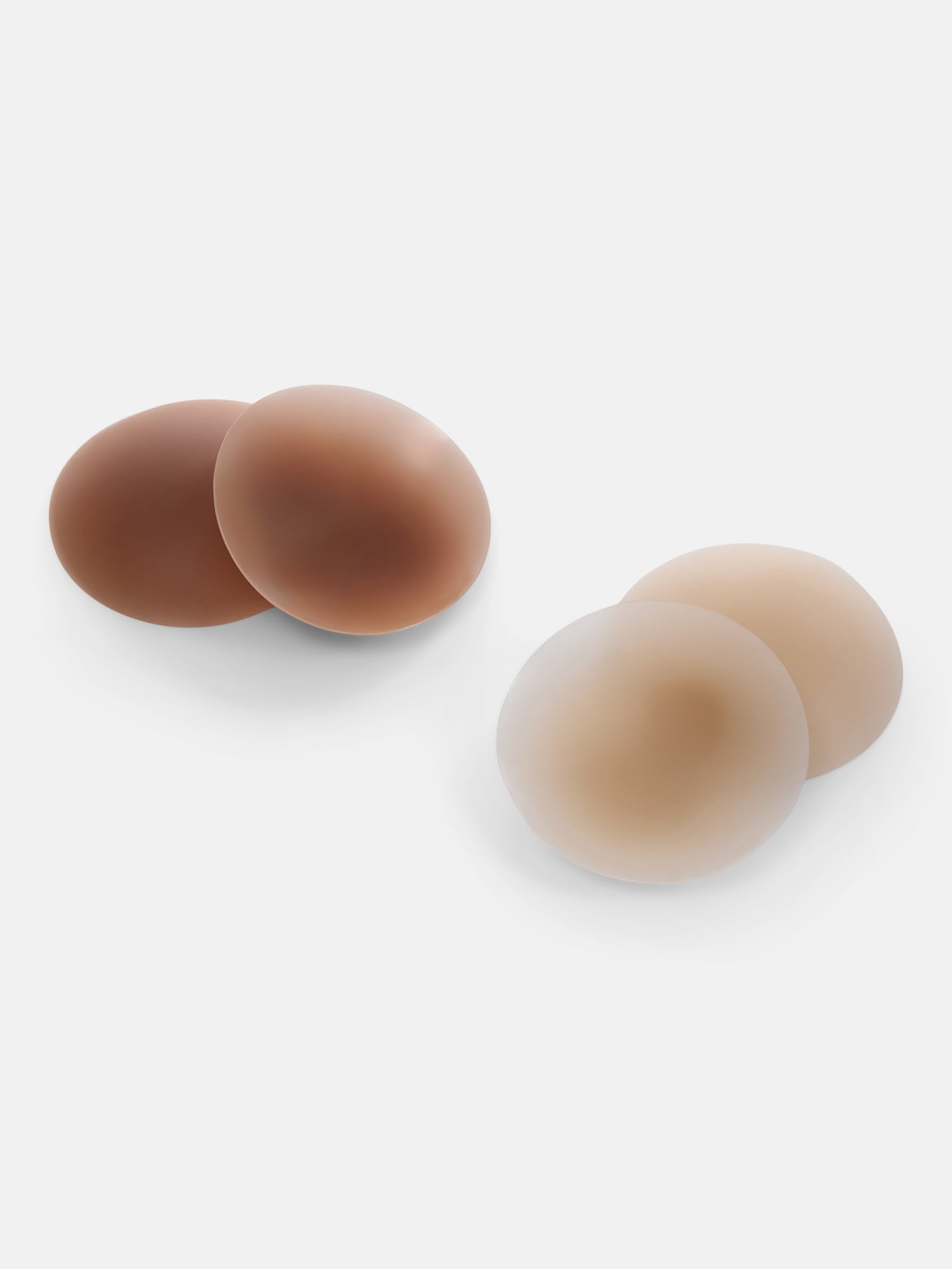 Joyspun Women's Silicone Nipple Covers, Reusable Seamless Coverage, 1 Pair, Sizes 3-4"