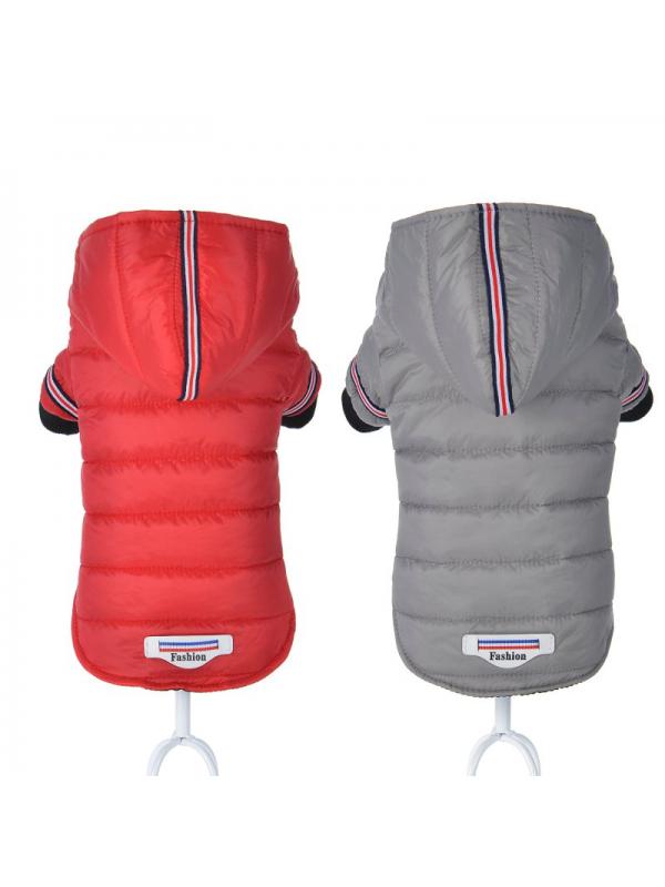 Funcee Pet Dog Cat Waterproof Hooded Jacket Jumpsuit Clothes Winter Plus Size Rain Coat