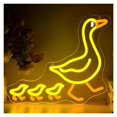 thumbnail image 1 of Letrero De Neón Duck Team Con Luz Regulable Para Dormitorio Habitación De Niñas Habitación De Niños Cueva De Hombres, Fiesta Decoración 40cmx34.5cm, 1 of 7