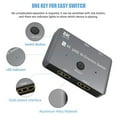 thumbnail image 3 of 8K UHD Bi-Directional HDMI Switch for 4K@120Hz and 8K@60Hz for High-Resolution Gaming Home Theater Systems, 3 of 9