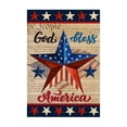 thumbnail image 2 of Vintage Garden Yard Flag, 18.5x12.5 inch, Double Sided Retro Patriotic American Flag Printed Craft, for Yard Ornament, Outdoor Lawn Decor, Holiday Courtyard Layout, 2 of 6