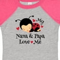 thumbnail image 4 of Inktastic Nana and Papa Love Me Baby Boys or Girls Baby Bodysuit, 4 of 5