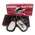 thumbnail image 2 of Set de regalo de recuerdo con placa para perros Emce Toys Zombie Hunter, 2 of 4