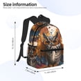 thumbnail image 2 of Fotbe Colorful Owl Tattoo Art Mochila Ligera Casual para Laptop para Hombres y Mujeres, Mochila Impermeable de Uso Diario, Mochila para Universidad, 2 of 6