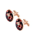 thumbnail image 2 of Santa Claus Mens Cufflinks for Formal Attire, Made of Stainless Steel, Ideal for Shirt Cufflinks, Silver Jewelry for Special Occasions, 2 of 6