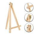 thumbnail image 3 of 4pcs Easel Display Stand Tabletop Picture Stand Wood Painting Easel Display Rack, 3 of 5