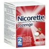 Nicorette Nicotine Uncoated Lozenge to Stop Smoking, 2mg, Cherry Flavor - 72 Count