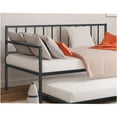 thumbnail image 5 of JERFIT Modern Black Metal Twin Daybed with Trundle, Space-Saving Design, Full Metal Frame, Mattress Foundation Ready, 5 of 6