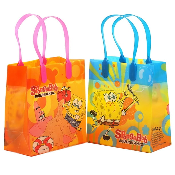 Disney Spongebob 12 Reusable Party Favors Small Goodie Gift Bags 6