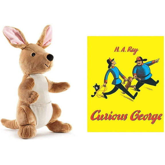 wed Kangaroo of Curious George & H A Rey Book Set Kohl’s 12" Plush Stuffed Animal