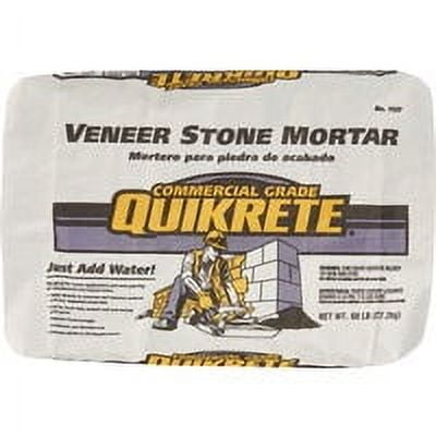 Quikrete 113760 Stone Veneer Mortar Mix Gray 60 lb