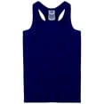 thumbnail image 2 of Basico Girl's Racer Back Tank Top 100% Cotton Sleeveless, 2 of 4