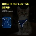 thumbnail image 4 of Fida Cat Harness and Leash Set for Walking Kitten and Puppy, Escape Proof Kitten Harness with Breathable Lightweight Soft Mesh, Adjustable Reflective Step-in Design for Kitten and Puppy.(XXXS, Blue), 4 of 7