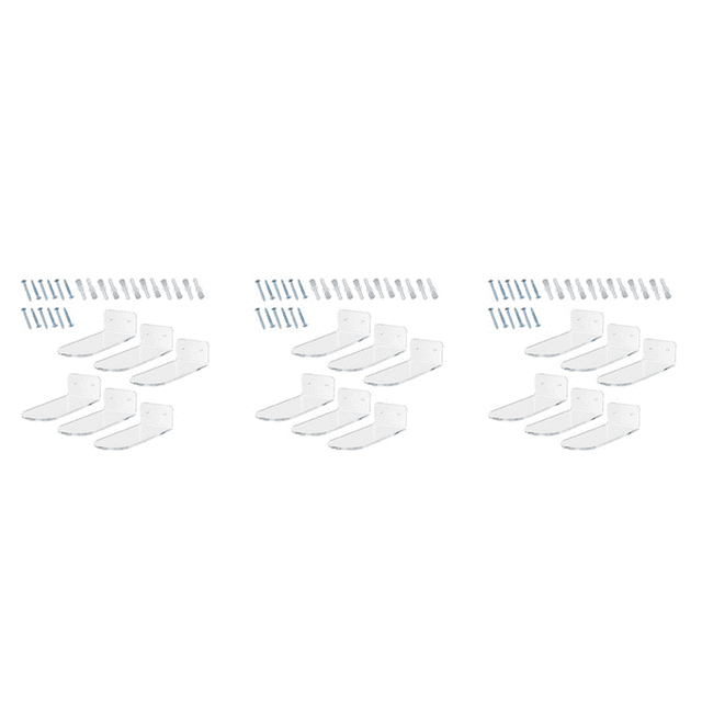 Floating Shoe Display Stand - 18 Shoe Shelf for Wall - Sneaker Levitation Display Shoe Wall Shelf