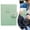 D, variant on A7 PU Leather Pocket Journal with Panda Design Snap Button Sea Salt Gray Lined Notebook Small Writing Diary for Travel 1 Notebook