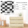 thumbnail image 6 of Yayeee 6 Pack Kitchen Dish Cloths for Washing Dishes Soft Absorbent Microfiber Towels, Black and Grey Plaid Pattern, 6 of 9