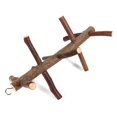 thumbnail image 1 of Perchoirs pour perroquets, cage, support, jouet suspendu, branches d'activité en bois, escaliers d'escalade, 1 of 4