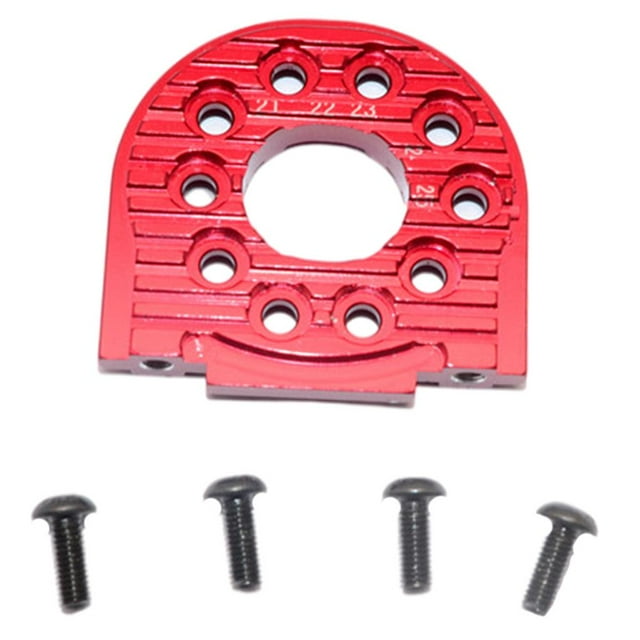 TISHITA Aluminum RC Car Motor Mount Holder Spare for TT02 1:10 RC Vehicles Crawler Model Red