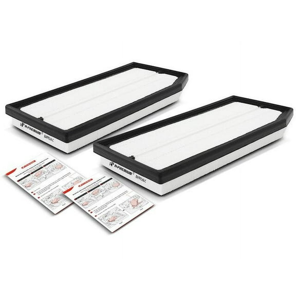 Engine Air Filter Set 2 - Compatible with 2020 - 2022 Mercedes-Benz GLE350 2.0L 4-Cylinder 2021