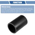 thumbnail image 4 of Unique Bargains 1 Pcs 42mm 1.65" ID 76mm 2.99" Length 0° Black Car Silicone Hose, 4 of 7