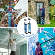 Yescom Drywall Stilts 24 - 40 Aluminum Drywall Tool with Comfort Knee Pads for Ceiling Sheetrock Taping Parade Costume Cleaning String Light Decor