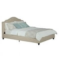 thumbnail image 4 of DHP Averna Upholstered King Panel Bed Beige, 4 of 8