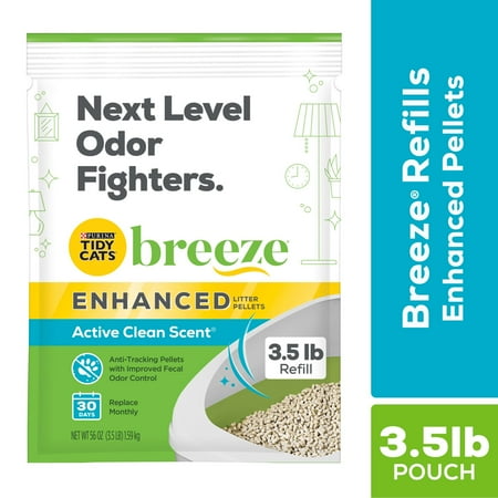 UPC: 0070230169679 | Purina Tidy Cats Non Clumping Cat Litter Breeze Enhanced Pellets Multi Cat Litter 3.5 lb. Bag
