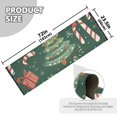thumbnail image 5 of Yayeee Runner Rug for Bedroom 2'x6' Machine Washable Hallway Non Slip Mat, Brown Christmas Gingerbread, 5 of 8