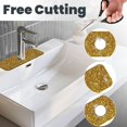 thumbnail image 3 of Xecao Gold Glitter for Kitchen Sink Splash Guard Faucet Mat , Faucet Guard & Draining mat, (15" X 5.5" ), 3 of 7