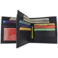 thumbnail image 4 of Hipster Genuine Leather Bifold Middle ID Flap Wallet 1501, 4 of 24