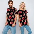 thumbnail image 2 of IWRICH Men and Women Custom T Shirts Photo Personalized DIY Tees Crew Neck Short Sleeve Tops 06-Black XL, 2 of 9