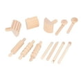 thumbnail image 4 of Rodillos para amasar plastilina, 12 piezas Rodillos para amasar para niños pequeños Juego de rodillos para amasar Artesanía superior, 4 of 14