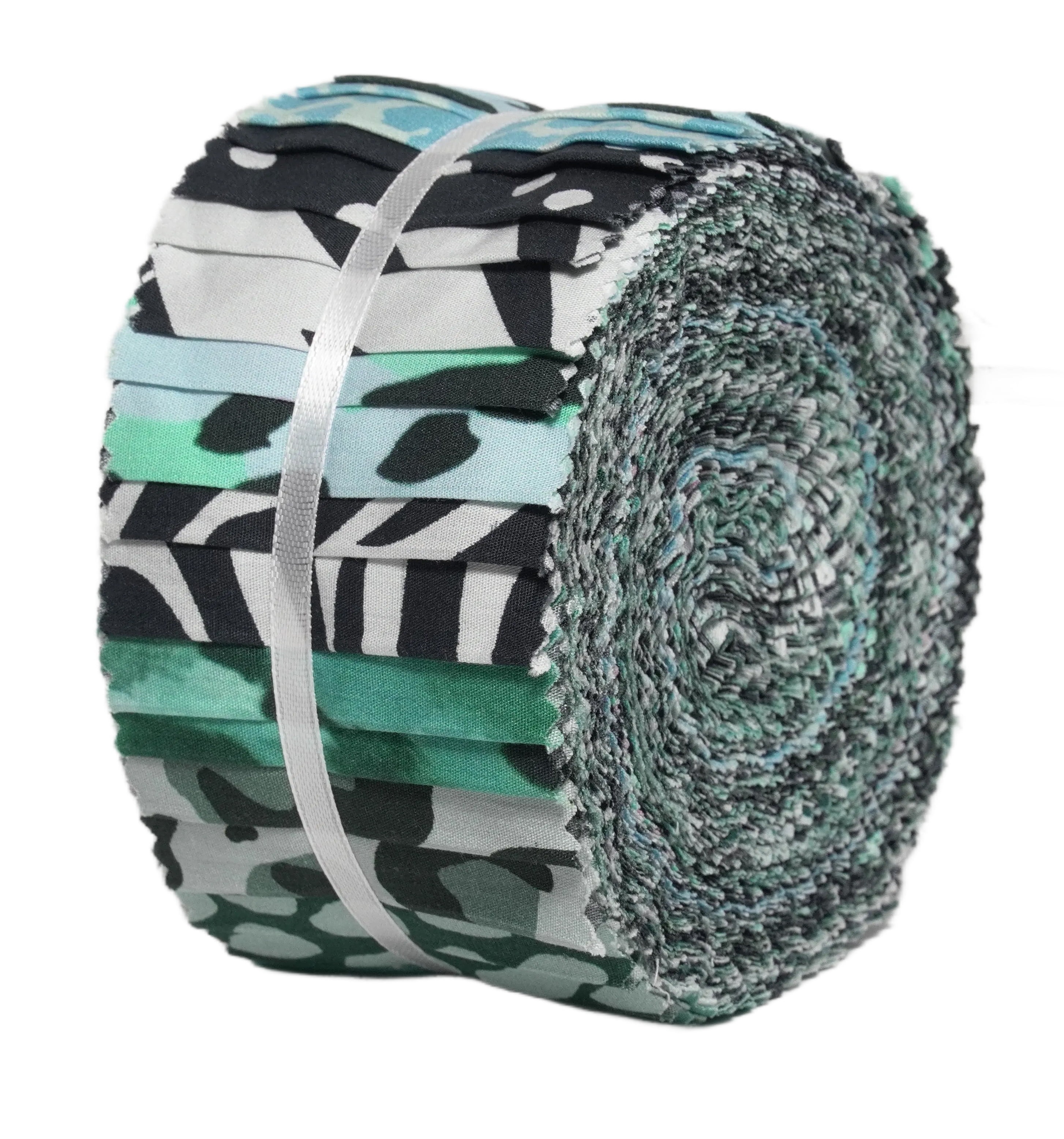 Soimoi 40Pcs Animal Skin Print Cotton Precut Fabrics for Quilting Craft Strips 2.5 x 42 inches Jelly Roll