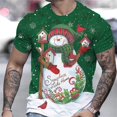 thumbnail image 1 of Camisetas de tren de Navidad para hombre, Top informal de verano con estampado 3d, camisetas holgadas de gran tamaño, ropa de manga corta de diseñador callejero para hombre, 1 of 4