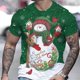thumbnail image 1 of Camisetas de tren de Navidad para hombre, Top informal de verano con estampado 3d, camisetas holgadas de gran tamaño, ropa de manga corta de diseñador callejero para hombre, 1 of 4