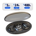 thumbnail image 2 of Jxfwels In-Ear Headphone Invisible Bluetooth Sleep Earbuds with a Charging Case, Black, 2 of 7