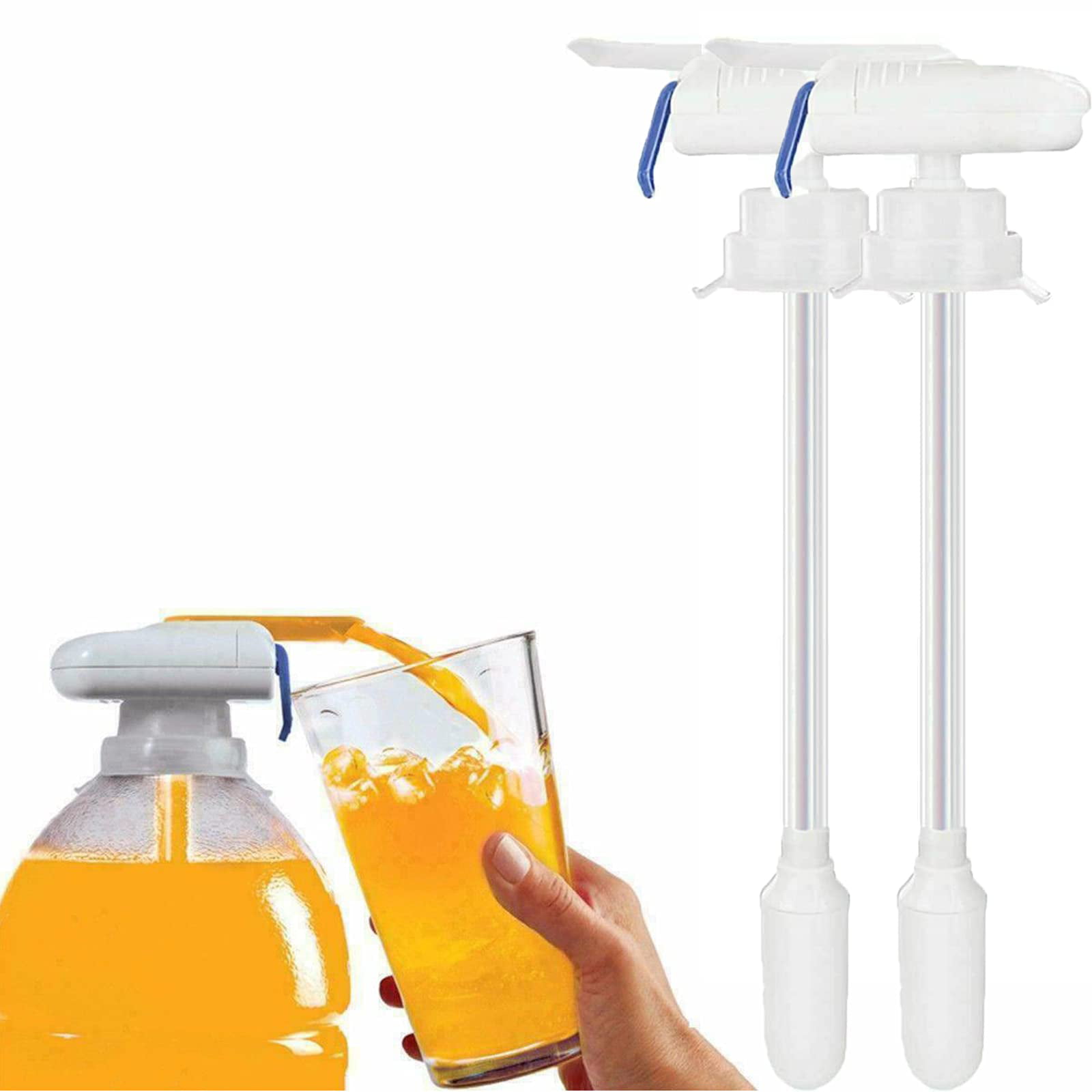 Portable Electric Milk Juice Water Beer Beverage Dispenser for Party Wedding Outdoor Home Kitchen Automatic Drink Dispenser Gadget 2 Pcs Magic Electric Tap