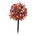 thumbnail image 2 of Decoraciones artificiales de jardín de flores de 24 para la cama de flores de la de patio PinkPurpleRoRange Red, 2 of 8