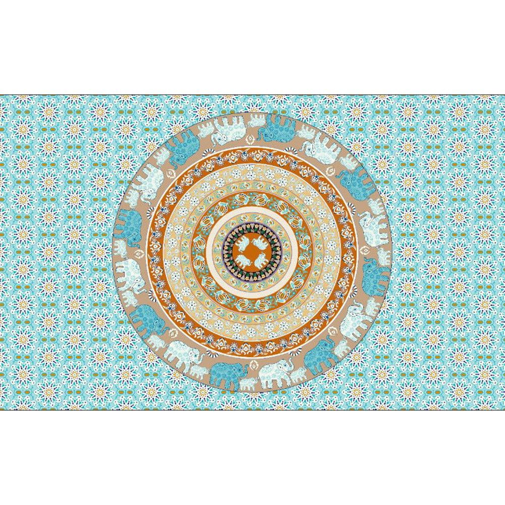 Mandala Tapestry Polyester Wall Hanging Carpet Blanket Yoga Picnic Mat Decor 