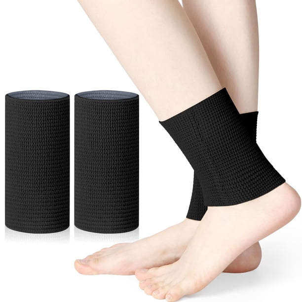 1 par de mangas de Gel para tobillo, calcetines acolchados, accesorios para monopatín, tobilleras, manga de compresión, Protector de tobillo