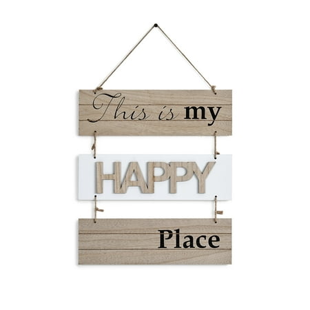 Piece Wooden Wall Plaque - Danya B.