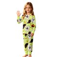 thumbnail image 3 of Miaoju Cotton Halloween Pajamas Front Print Long Set Sleepwear for Top and Pant Matching Cotton 2 Piece Nightwear 2 Piece Cotton Pajama Outfits Comfy Sleepwear, 3 of 5