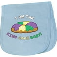 thumbnail image 2 of Inktastic I Am the King Cake Baby Baby Burp Cloth, 2 of 3