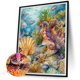 thumbnail image 5 of 5D DIY pintura de diamante redondo completo decoración del hogar arte artesanal, 5 of 9